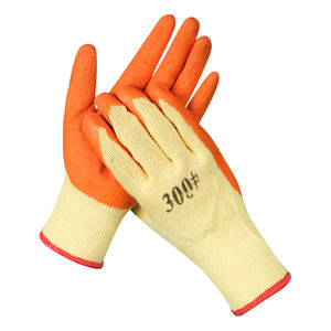 Gants froissés en <span class=keywords><strong>latex</strong></span> avec logo personnalisé de haute qualité 70 g/paire de gants enduits de <span class=keywords><strong>latex</strong></span> <span class=keywords><strong>orange</strong></span> Gants économiques de construction de protection - Product Image 5
