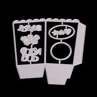 Ziwwaagu — boîte de pop-corn en acier au carbone, matrices de découpe en métal, en papier, pour Scrapbooking, décoration artisanale, diy bricolage, nouvelle collection