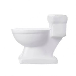 Jouet anti-stress amusant et original en mousse PU en forme de bol avec logo personnalisé pour la promotion, jouet à presser pour les toilettes - Product Image 1