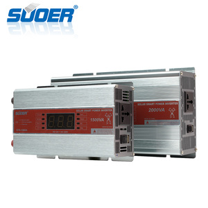 อินเวอร์เตอร์พลังงานแสงอาทิตย์ <span class=keywords><strong>Suoer</strong></span> 1500VA แบบสมาร์ท DC 12V AC 230V คลื่นไซน์ปรับแต่ง ระบบเฟสเดียว ความถี่ 50Hz กำลังไฟ 1500W สำหรับระบบพลังงานแสงอาทิตย์ - Product Image 2