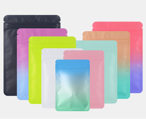 Factory Supply Custom Food Grade Aluminum <b>Foil</b> Zipper Bags with Clear <b>Window</b> Wholesale - Product Image 3