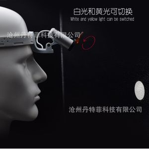 Lámpara Frontal LED Recargable de 3W para Exámenes Dentales, Portátil, con Brillo Ajustable, para Uso Médico Móvil - Product Image 3