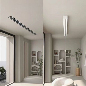 Balcony <b>electric</b> lifting intelligent LED lighting ultra-thin surface mounted embedded invisible <b>drying</b> <b>rack</b> - Product Image 5