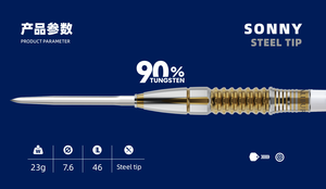 Joueur philippin Caliburn Sonny <span class=keywords><strong>Millo</strong></span> 90% fléchettes en tungstène 21g/23g Airpoly arbres motif vols PDC gagnant du prix - Product Image 4