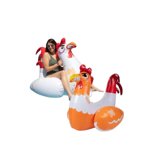 Vui vẻ và bền Inflatable gà chiến đấu Hồ Bơi Phao được làm từ nhiệm vụ nặng nề PVC được thiết kế cho tất cả để thưởng thức trận chiến nước thú vị - Product Image 1