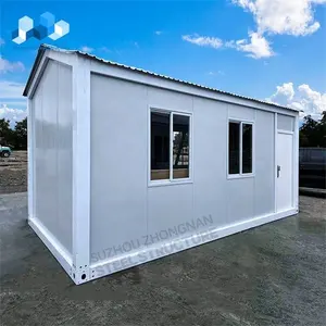 Zhongnan Detachable Custom 20ft Mobile Homes 2 Bedroom Prefabricated House Luxury Modular Tiny Prefab Container Houses