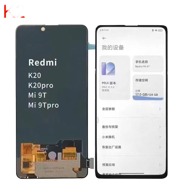 Replacement Display Lcd Mobile Phone TFT Incell Screen for Redmi K20/K20Pro & Mi 9T/9T Pro 1-Year Warranty Display