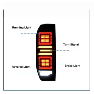 ไฟท้ายแบบอัพเกรดสำหรับรถยนต์โตโยต้าแลนด์<span class=keywords><strong>ครุย</strong></span>เซอร์ LC71 LC78 ปี 07-23 ไฟท้ายแบบไหล ไฟเลี้ยวหลัง - Product Image 3