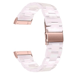 <span class=keywords><strong>Fitbit</strong></span> <span class=keywords><strong>Versa</strong></span> <span class=keywords><strong>3</strong></span>/Senseステンレス鋼折りたたみ留め金交換用リストバンドファッション<span class=keywords><strong>3</strong></span>リンク樹脂時計ストラップ用 - Product Image 3