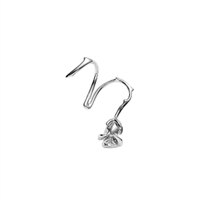 925 Silver Needle <strong>Rose</strong> Vintage Party Ear <strong>Stud</strong> Women's Niche Design Sense Cool Elegant All-Match Summer Fairy New - Product Image 5