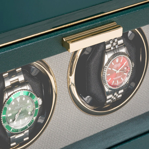 Boîte à <span class=keywords><strong>remontoir</strong></span> de montres <span class=keywords><strong>automatique</strong></span> de luxe avec rotation silencieuse, deux coussins doux, grande fenêtre de visualisation, rangement élégant, vente en gros - Product Image 5