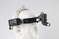 Lampe frontale médicale 5W Loupes dentaires Lampe frontale chirurgicale Bandeau lumineux Lampe frontale avec grossissement 2,5X/3,5X