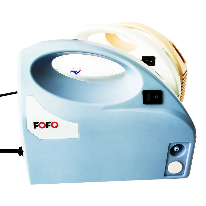 Tıbbi cihaz ucuz fiyat ev taşınabilir yüksek kaliteli kompresör inhalator pistonlu nebulizatör makinesi