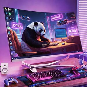 Ordinateurs de bureau tout-en-un d'usine d'origine, écran incurvé 27 pouces, 23,8 pouces, I5, I7, I3, Core I7, RAM 16 Go, disque dur 1 To - Product Image 1