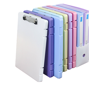 Shantou Office Accessories A4 Nursing Clip File PP Plastic File <strong>Box</strong> Clipboard Storage Organizer <strong>Folder</strong> - Product Image 1