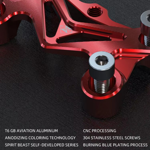 Linh hồn con thú xe máy tay lái Riser mã áp lực gắn kết sửa chữa tay lái kẹp nhấn mã phụ kiện cho voge 650 DS - Product Image 6