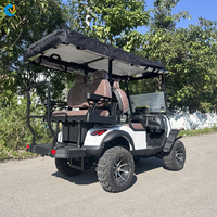 Voiturette de golf électrique Robetaa 4 places 48 V homologuée CE pour la route, avec levage électrique, à vendre