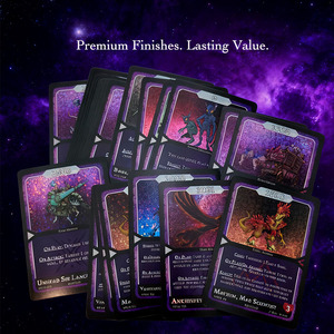 Cartes à collectionner populaires de la série Anime Design de personnage à collectionner Jeu fantastique Finition unique en feuille Cartes TCG Holo avec personnage - Product Image 4