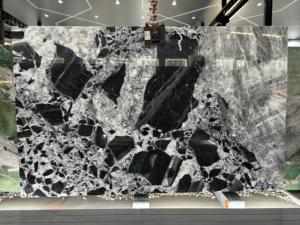 Elegante Mármol Negro Napoleón <span class=keywords><strong>Bulgari</strong></span> para Decoración Interior de Villas, Comedores, Baños y Salas de Estar - Product Image 1
