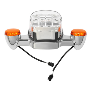 Feux arrière LED TCMT, clignotants de freinage, compatibles avec <span class=keywords><strong>Harley</strong></span> Low Rider S FXLRS 2020-2024 FXLR 2018-2020, feu arrière chromé - Product Image 4