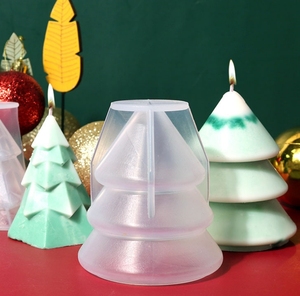 <strong>Christmas</strong> Tree Santa <strong>Silicone</strong> Candle <strong>Mould</strong> for gift - Product Image 3