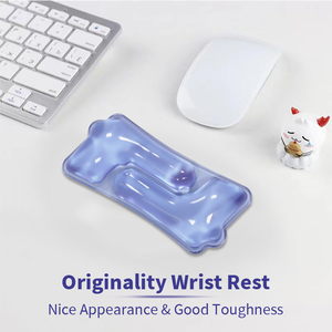 Tapis de <span class=keywords><strong>souris</strong></span> transparent en gros avec <span class=keywords><strong>repose</strong></span>-<span class=keywords><strong>poignet</strong></span>, design amusant, confortable pour le gaming, imperméable, antidérapant, anti-rayures, pour usage au bureau - Product Image 2
