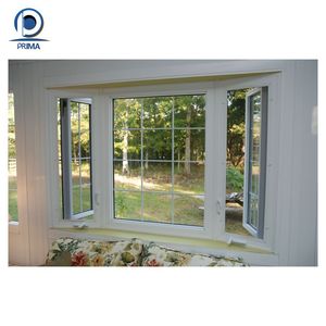 Prima fenêtre rectangulaire fixe <span class=keywords><strong>baie</strong></span> vitrée en aluminium <span class=keywords><strong>grande</strong></span> fenêtre fixe et à battant pour maison - Product Image 1