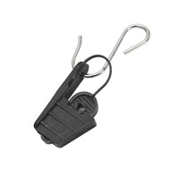 Pince de fixation de câble Guan Tong DWC Airdac pour poteau, clip de câble métallique en nylon PA66, acier au carbone, acier inoxydable, crochet 5-16mm