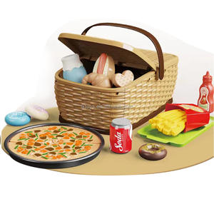 Juego de Picnic de Juguete de Plástico LK Toys, Set de Fiesta, Canasta de Picnic para Niños Pequeños, Set de Cocina, Regalos para Niñas - Product Image 3