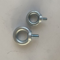 Vis à œil en forme de chaîne M8, vis à anneau japonaises, vis à tête ronde galvanisées pour levage, emballage personnalisable, matériau 40Cr