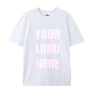 Camisetas al por Mayor 100% Algodón, Holgadas, Lisas, Tallas Grandes, con Gráficos Personalizados, Logotipo Impreso, Camisetas para Hombre Altos y Grandes - Product Image 1