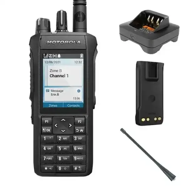 Mới nhất gốc GPS Motorola R7 kỹ thuật số Talkie-Walkie cầm tay Wifi Motorola hai cách phát thanh cho doanh nghiệp