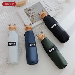 ร่มกันแดดแบบจีนลายหัวกบ 50%  30D น้ำหนักเบาพิเศษ น่ารัก ป้องกันรังสียูวี เคลือบสีดำ ใช้ได้ทุกสภาพอากาศอเนกประสงค์ - Product Image 3