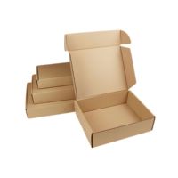 Boîte postale en carton ondulé mat imprimé couleur logo personnalisé boîte d'expédition boîte-cadeau vente en gros