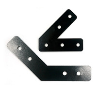 Conector de Esquina de 45/135 Grados, Placa de Refuerzo de Superficie, Ángulo Lateral para Perfil de Aluminio 30x30, 40x40, Personalizado