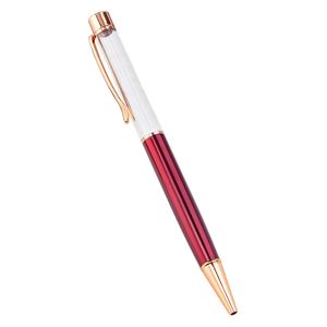 Stylo bille DIY rechargeable en métal vide avec paillettes de sable liquide et feuilles d'or, personnalisable avec logos imprimés, idéal pour cadeau d'enfant - Product Image 6