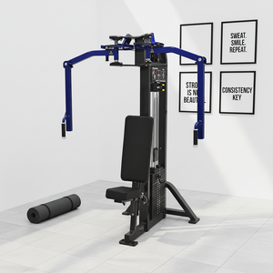 Appareil de musculation triple fonction (poitrine/dos/bras) ISO, construction en acier, pile de poids de 138 kg, équipement de gym durable pour usage commercial - Product Image 3