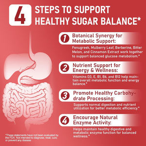 FÓRMULA HERBAL DE WELLNESS DE ALTA CALIDAD DE MARCA PRIVADA 20 en 1, Mantiene el Equilibrio del Azúcar en la Sangre y Refuerza la Inmunidad, Cápsulas Blandas - Product Image 5