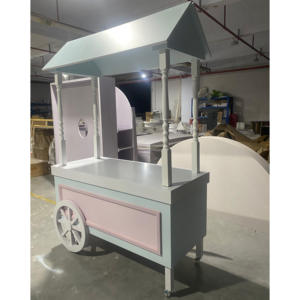 Düğün lüks çocuk parti malzemeleri tekerlekler üzerinde katlanabilir Pvc şeker sepeti olay şeker sepeti ekran dekorasyon - Product Image 4