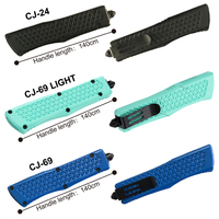 Couteau Pliant Bochen OTF de Poche pour Camping et Auto-Défense, Lame Automatique à Ressort avec Bouton et Manche