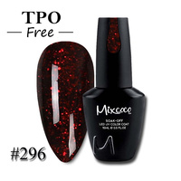Mixcoco Professional 15ml Soak off UV Nail Art Gel Polish Bouteille d'étiquette personnalisée avec échantillon gratuit Style Designer