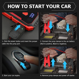 Chuyên nghiệp loạt 20000mAh Booster pack với 1600A bắt đầu từ điện được thiết kế đặc biệt cho 6.0L xăng và 5.0L diesel - Product Image 2