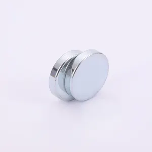 Yeni tasarım sanayi iyi fiyat kullanımı parlak gümüş renk mıknatıs blok şekli mıknatıs