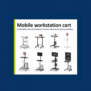 รถเข็นแล็ปท็อปเคลื่อนที่อเนกประสงค์สำหรับใช้ในธุรกิจ - Product Image 1