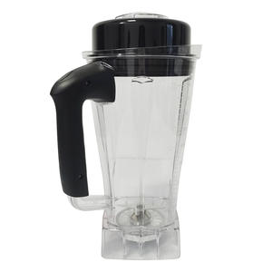 Blender électrique rond Ideamay 2L avec lames en acier inoxydable, poignée en plastique noir durable, pot en verre, <span class=keywords><strong>pour</strong></span> la maison - Product Image 2