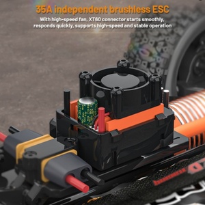 รถดริฟท์บังคับวิทยุ BX-12 2.4G 4WD มอเตอร์ไร้แปรงถ่าน โครงพลาสติก ความเร็ว 70 กม./ชม. ขนาด 1:12 พร้อมใช้งาน 4 ช่องสัญญาณ สาย USB ยาว 180 ม. ของขวัญ - Product Image 5