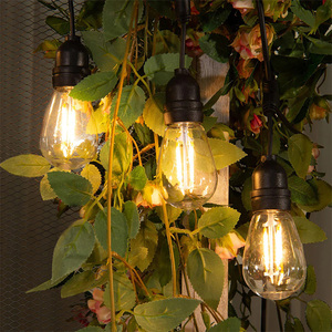 IP65 đánh giá S14 ngoài trời <span class=keywords><strong>LED</strong></span> đôi đèn dây đầu với màu trắng ấm áp cho các bữa tiệc trong nhà giáng sinh Halloween - Product Image 3