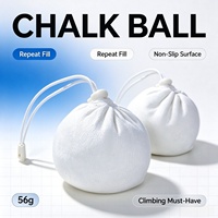 Accessoire d'escalade : Boule de magnésie antidérapante personnalisée et portable, rechargeable, pour l'escalade et les sports de gym