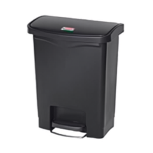 Cestino per rifiuti con pedale anteriore nero 30 L in plastica - Product Image 2