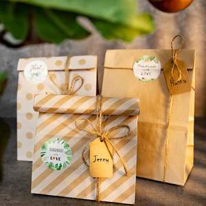 ถุงกระดาษบรรจุภัณฑ์อาหารเกรดพรีเมียม ผลิตจากโรงงาน สำหรับใส่สินค้า แฮมเบอร์เกอร์ และอาหารว่าง  ถุงกระดาษรีไซเคิลได้ - Product Image 3